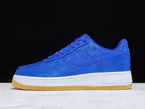 【600】[CJ5290-400]-[GET BLUE SILK CLOT X AIR FORCE 1 LOW UNIVERSITY BLUE/WHITE-GUM]