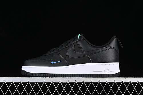 【280】[FZ4625-001]-[AIR FORCE 1 07 LOW BLACK/COURT BLUE/WHITE/BLACK]-[WOMAN:36-39]-[MAN:40-45]