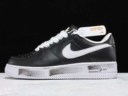 【500】[AQ3692-001]-[PK G-DRAGON PEACEMINUSONE X AIR FORCE 1 BLACK/WHITE]-[UNISEX:36-47.5]