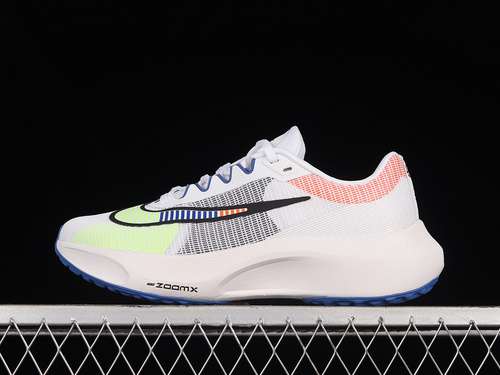 【280】[DX1599-100]-[ZOOM FLY 5 PRM WHITE/YELLOW/BLUE-GREEN]-[MAN:39-45]