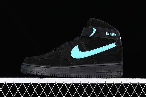 【340】[DZ1382-101]-[TIFFANY CO AIR FORCE 1 07 LOW 1837 BLACK/BLUE/WHITE]-[UNISEX:36-45]