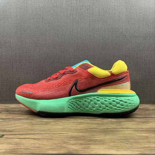 【300】[CT2228-109]-[ZOOMX INVINCIBLE RUN FLYKNIT RED/YELLOW/GREEN-BLACK]-[WOMAN:36-39]-[MAN:40-45]