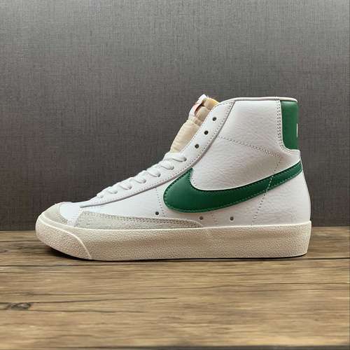 【260】[BQ6806-115]-[BLAZER MID 77 VINTAGE WHITE/SAIL/BLACK/PINE GREEN]-[WOMAN:36-39]-[MAN:40-45]