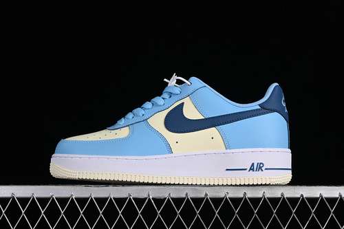 【280】[HF4837-407]-[AIR FORCE 1 07 LOW AQUARIUS BLUE/COURT BLUE/COCONUT MILK]-[UNISEX:36-45]