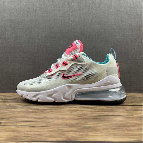【250】[CZ1612-100]-[AIR MAX 270 REACT WHITE/PINK/GREEN]-[WOMAN:36-39]-[MAN:40-45]