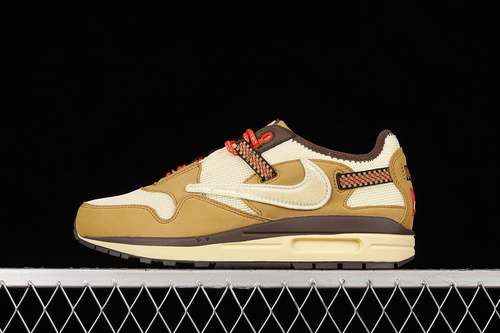 【380】[DO9392-701]-[TRAVIS SCOTT X AIR MAX 1 WHEAT/LEMON ｄｒｏｐ/BAROQUE BROWN]-[MAN:39-46]