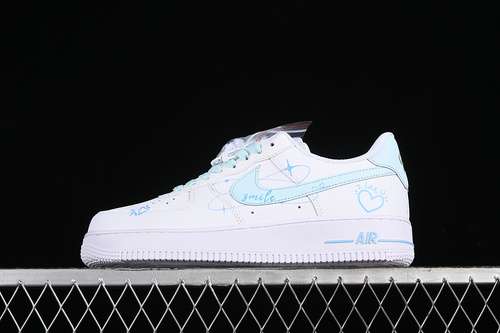 【300】[CW2288-111]-[AIR FORCE 1 07 LOW WHITE/BLUE]-[WOMAN:36-39]-[MAN:40-45]