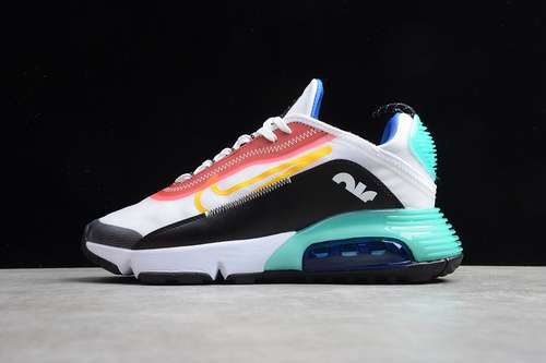 【280】[CT7698-010]-[AIR MAX 2090 WHITE/RED/BLACK/TREASURE BLUE POWDER]-[WOMAN:36-39]-[MAN:40-45]