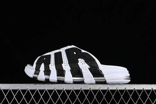 【210】[FB7818-100]-[AIR MORE UPTEMPO SLIDE WHITE/BLACK/VARSITY RED]-[WOMAN:36-39]-[MAN:40-46]