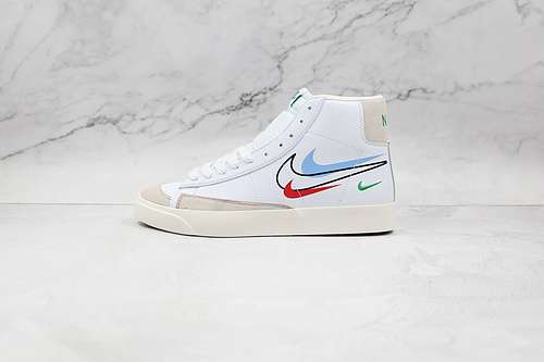 【260】[DM9475-100]-[BLAZER MID 77 WHITE/RED/BLUE]-[WOMAN:36-39]-[MAN:40-45]