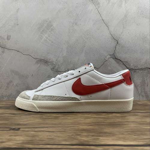 【230】[DA6364-102]-[BLAZER LOW 77 VINTAGE WHITE/WHITE/TEAM RED]-[WOMAN:36-39]-[MAN:40-45]