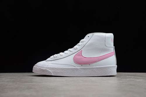 【280】[CZ7531-101]-[BLAZER MID PINK FOAM GS WHITE/WHITE/PINK]-[WOMAN:36-39]