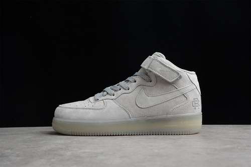 【360】[GB1119-198]-[REIGNING CHAMP X AIR FORCE 1 MID WOLF GREY/WOLF GREY/WOLF GREY]-[UNISEX:36-45]