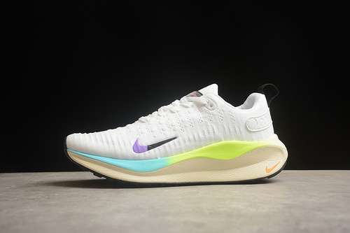 【260】[DR2665-105]-[ZOOM INVINCIBLE RUN FK 4 WHITE/BLUE/PURPLE/GREEN]-[WOMAN:36-39]-[MAN:40-45]
