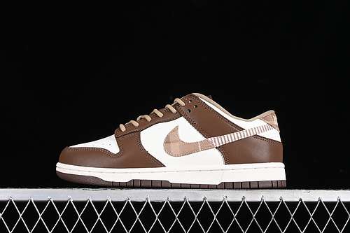 【280】[FV3653-191]-[SB DUNK LOW PLAID BROWN SAIL/MULTI-COLOR/CACAO WOW/METALLIC GOLD/KHAKI]-[36-46]