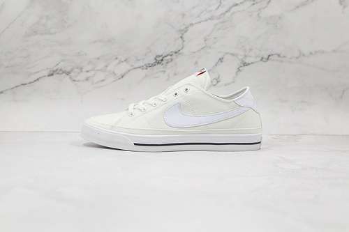 【260】[CW6539-100]-[COURT LEGACY CANVAS SHOES WHITE/WHITE/BLACK]-[WOMAN:36-39]-[MAN:40-45]