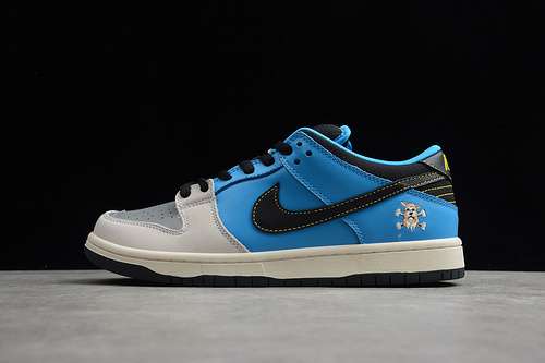 【380】[CZ5128-400]-[SB DUNK LOW X INSTANT SKATEBOARD BLUE/BLACK/GREY]-[UNISEX:36-44]