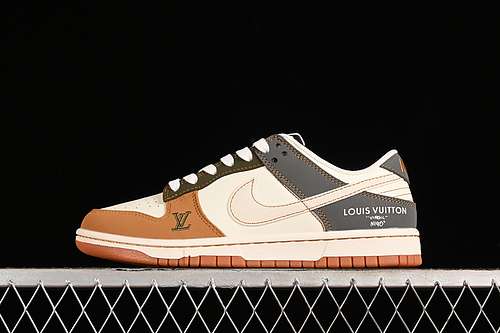 【360】[DQ1098-356]-[SB DUNK LOW L*V WHITE/GREY/BROWN]-[WOMAN:36-39]-[MAN:40-45]