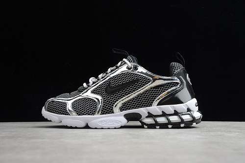【380】[CU1854-001]-[GZ STUSSY X AIR ZOOM SPIRIDON CAGE 2 PURE PLATINUM/BLACK-WHITE]