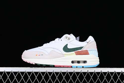 【280】[FQ0256-131]-[AIR MAX 1 WHITE/GREEN/GREY]-[WOMAN:36-39]-[MAN:40-47.5]