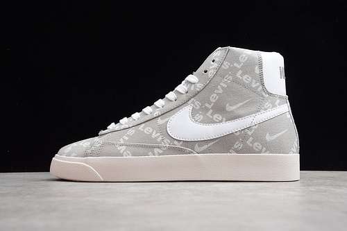 【260】[QB6806-003]-[LEVI&#x27;S X SB ZOOM BLAZER MID QS GREY/WHITE]-[WOMAN:36-39]-[MAN:40-45]