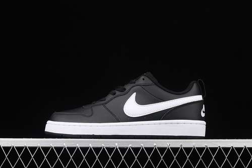 【260】[BQ5448-002]-[COURT BOROUGH LOW 2 BLACK/BLACK/WHITE]-[WOMAN:36-39]-[MAN:40-45]