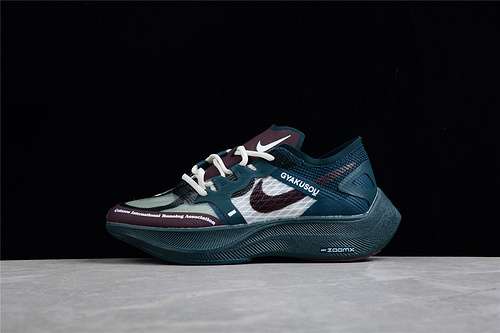 【320】[CT4894-300]-[GYAKUSUO X ZOOMX VAPORFLY NEXT% MIDNIGHT SPRUCE BURGUNDY DEEP BURGUNDY]