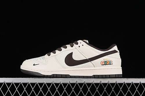 【360】[DQ1098-375]-[SB DUNK LOW GU*CCI OFF WHITE/BROWN]-[WOMAN:36-39]-[MAN:40-45]