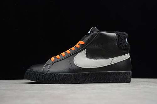 【240】[CJ6983-105]-[SB ZOOM BLAZER MID PRM BLACK/GREY/ORANGE]-[WOMAN:36-39]-[MAN:40-44]