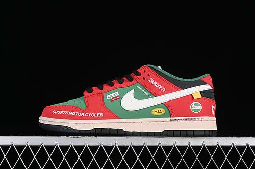 【380】[MU0232-361]-[SB DUNK LOW WHITE/BLACK/RED/GREEN]-[WOMAN:36-39]-[MAN:40-45]