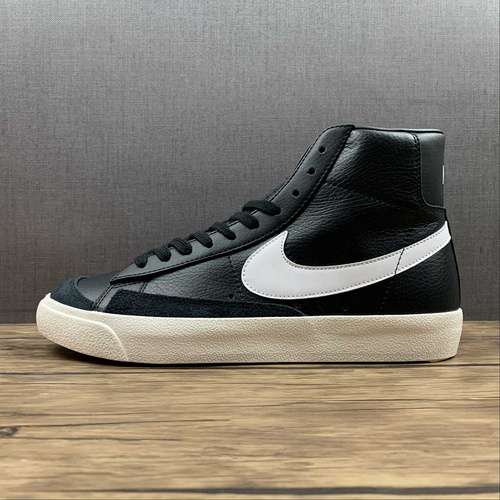 【260】[BQ6806-002]-[BLAZER MID 77 VINTAGE BLACK/SAIL/SAIL]-[WOMAN:36-39]-[MAN:40-45]