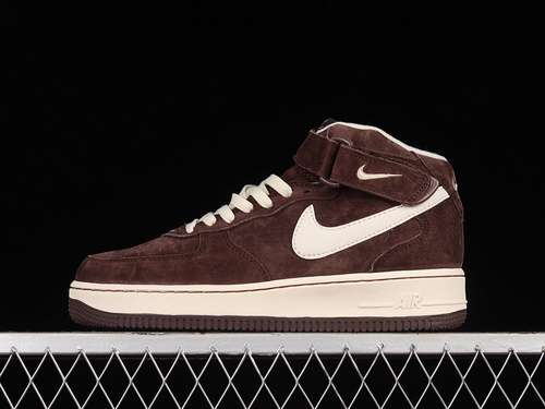 【320】[DM0107-200]-[AIR FORCE 1 MID CHOCOLATE/CREAM]-[WOMAN:36-39]-[MAN:40-45]