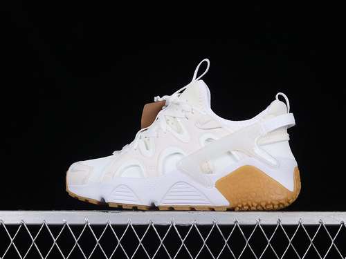 【300】[DQ8031-101]-[AIR HUARACHE CRAFT SUMMIT WHITE/GUM MEDIUM BROWN/PHOTON DUST]-[UNISEX:36-45]