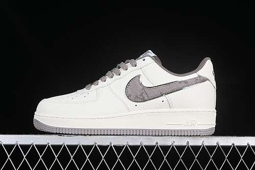 【300】[LV0506-099]-[AIR FORCE 1 07 LOW L*V WHITE/GREY]-[WOMAN:36-39]-[MAN:40-45]