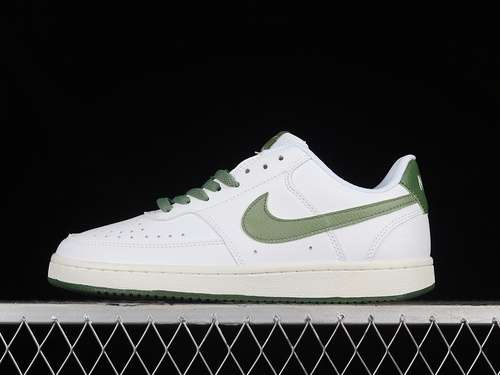 【220】[FJ5480-100]-[COURT VISION LOW WHITE/TREELINE/SAIL/OIL GREEN]-[WOMAN:36-39]-[MAN:40-44]
