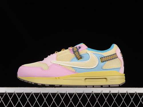 【320】[DO9392-100]-[TRAVIS SCOTT X AIR MAX 1 CACT.US YELLOW/PINK/BLUE]-[WOMAN:36-39]-[MAN:40-47.5]