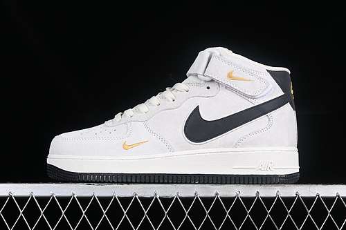 【360】[KG3031-011]-[AIR FORCE 1 07 MID GREY/WHITE/BLACK]-[WOMAN:36-39]-[MAN:40-45]