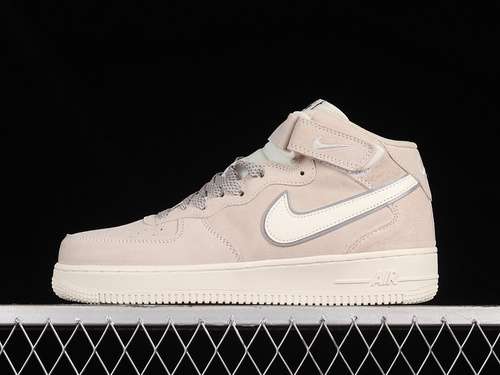 【340】[AA1118-005]-[AIR FORCE 1 MID 07 WHITE/GREY/BEIGE]-[WOMAN:36-39]-[MAN:40-45]