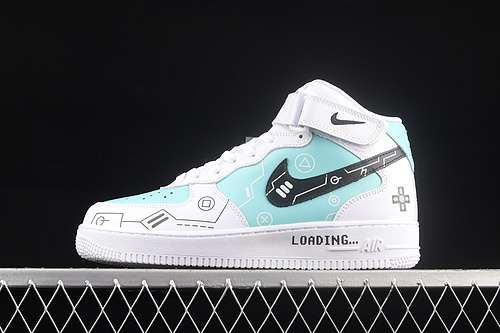 【360】[CW2288-116]-[AIR FORCE 1 07 MID PS5 WHITE/BLACK/GREEN]-[WOMAN:36-39]-[MAN:40-45]