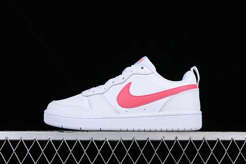 【230】[BQ5448-124]-[COURT BOROUGH LOW 2 GS WHITE/CORAL CHALK/LASER ORANGE]-[WOMAN:35-40]