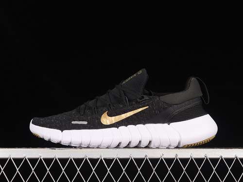 【230】[CZ1891-005]-[FREE RUN 5 0 DARK SMOKE GREY/BLACK/METALLIC GOLD COIN]-[WOMAN:36-39]-[MAN:40-45]