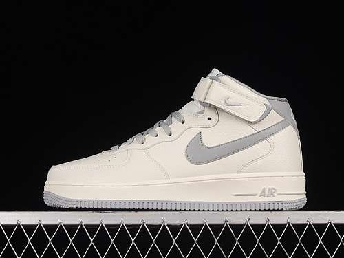 【340】[PA0920-608]-[AIR FORCE 1 07 MID WHITE/GREY]-[WOMAN:36-39]-[MAN:40-45]