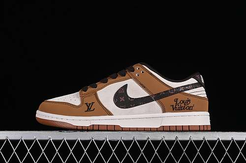 【380】[DQ1098-342]-[SB DUNK LOW L*V WHITE/BLACK/BROWN]-[WOMAN:36-39]-[MAN:40-45]