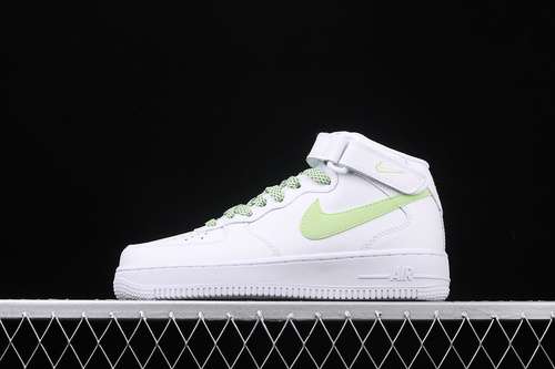 【300】[366731-910]-[AIR FORCE 1 LOW WHITE/WHITE/GREEN]-[WOMAN:36-39]-[MAN:40-45]
