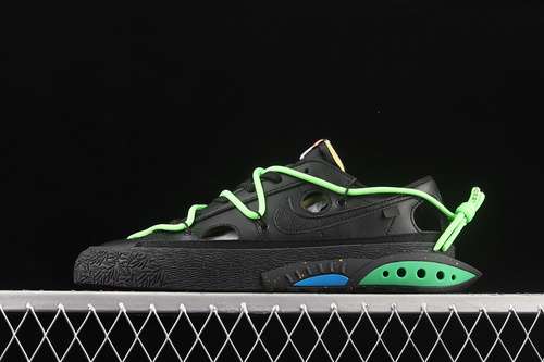 【420】[DH7863-001]-[OFF-WHWITE X BLAZER LOW BLACK/BLACK/BLACK]-[WOMAN:36-39]-[MAN:40-46]