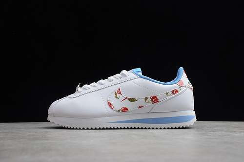 【260】[CJ2421-400]-[CORTEZ SE CHERRY WHITE/UNIVERSITY BLUE-PATH RED-PEAR GREEN]-[WOMAN:36-39]