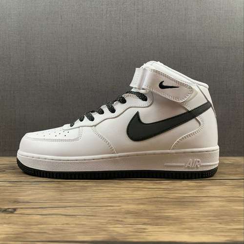 【310】[366731-808]-[AIR FORCE 1 MID 07 LV8 WHITE/WHITE/BLACK]-[WOMAN:36-39]-[MAN:40-45]