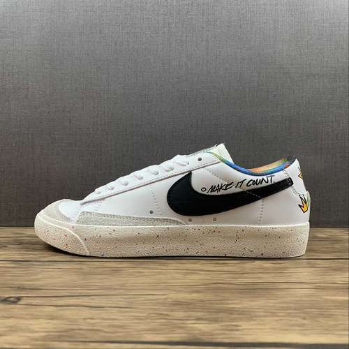 【240】[DJ4279-101]-[BLAZER LOW 77 WHITE/WHITE/MULTI-COLOR]-[WOMAN:36-39]-[MAN:40-45]