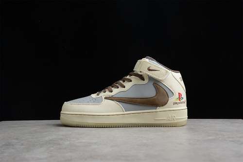 【360】[BQ5828-202]-[TRAVIS SCOTT X SONY PLAY STATION 5 X AIR FORCE 1 LOW 07 GREY/BEIGE/BROWN]