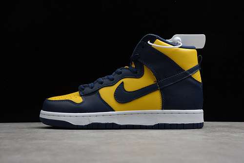 【500】[CZ8149-700]-[SB DUNK HIGH MICHIGAN NAVY BLUE/YELLOW/WHITE]-[WOMAN:36-39]-[MAN:40-45]